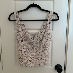 NWT A&F polka dot top